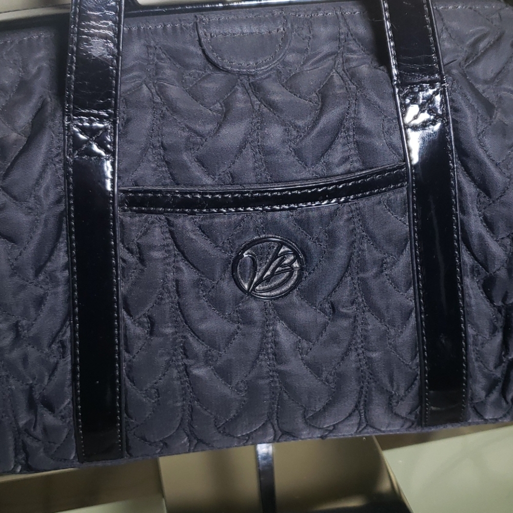 Vera Bradley Black Satchel - Picture 2 of 10